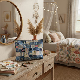 Patchwork Denim アクセサリーポーチ