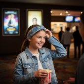 Patchwork Denim タイヘッドバンド