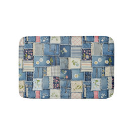 Patchwork Denim バスマット