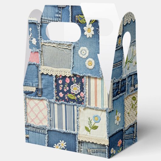 Patchwork Denim フェイバーボックス (見開き)