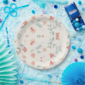 Patchwork Denim Koala Paper Plates ペーパープレート (パーティー)