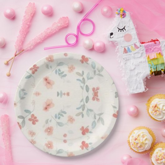 Patchwork Denim Koala Paper Plates ペーパープレート (パーティー)