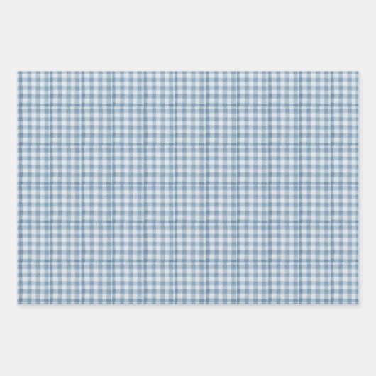 Patchwork Denim Koala Wrapping Sheets ラッピングペーパーシート (正面)