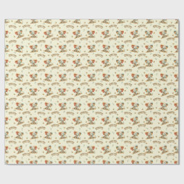 Patchwork Elephant “Growing Strong ラッピングペーパー
