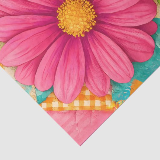 Patchwork Garden – Whimsical Floral & Mushroom 薄葉紙 (詳細)