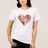 Patchwork Heart Valentine トライブレンドＴシャツ (正面)
