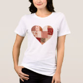 Patchwork Heart Valentine トライブレンドＴシャツ (正面)