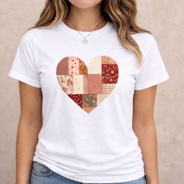 Patchwork Heart Valentine トライブレンドＴシャツ