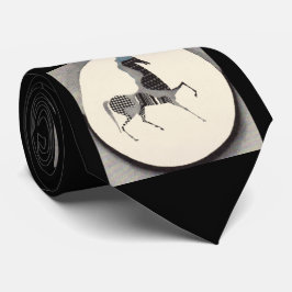 patchwork horse print ネクタイ