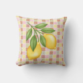 Patchwork Lemon クッション (正面)