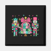 Patchwork Nutcracker Christmas Tree Nk Nutcracker  マグネット (正面)