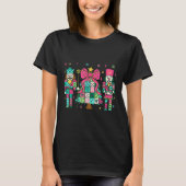 Patchwork Nutcracker Christmas Tree Nk Nutcracker Tシャツ (正面)
