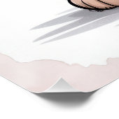 Patchwork Puppy | Floral Stitched Plush Art ポスター (コーナー)