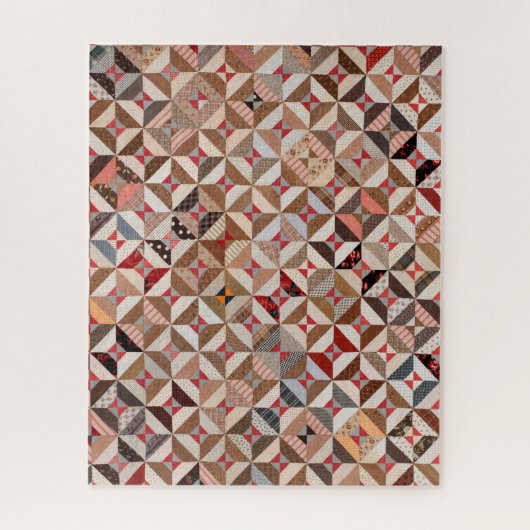 Patchwork Quilt Pattern Challenging Jigsaw Puzzle ジグソーパズル (縦)