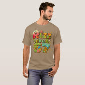 Patchwork Rizz Level 67 Funny Gamer Design foreens Tシャツ (正面フル)