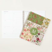 Patchwork Rose Custom Monogram Planner プランナー手帳 (ディスプレー)