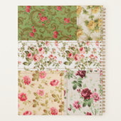 Patchwork Rose Custom Monogram Planner プランナー手帳 (裏面)