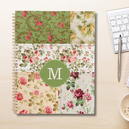 Patchwork Rose Custom Monogram Planner プランナー手帳