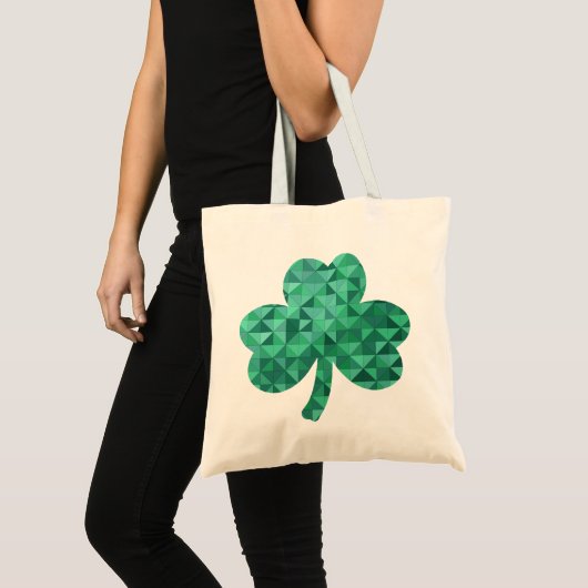 Patchwork Shamrock トートバッグ (正面(商品))
