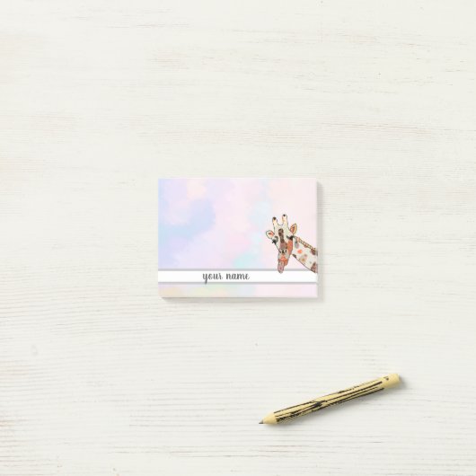 Patchworkgiraffe Post-it Klebezettel ポストイット (デスク上)