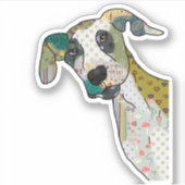 Patchworkhund シール (正面)