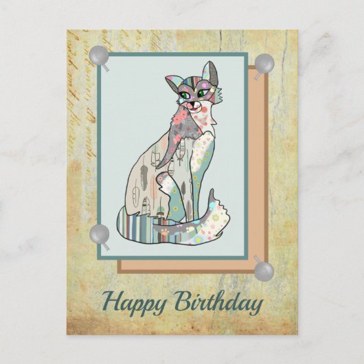Patchworkkatze  ポストカード (正面)