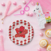 Patchworkmohn Pappteller ペーパープレート (パーティー)