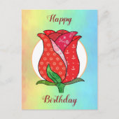 Patchworkrose  ポストカード (正面)