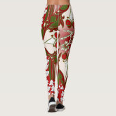 Patchy Stripes Christmas Party Leggings レギンス (裏面)