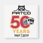 PATCO 50周年磁石 マグネット (正面)