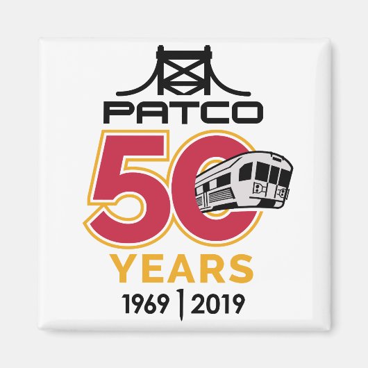 PATCO 50周年磁石 マグネット (正面)