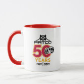 PATCO 50th Anniversary Logo Mug マグカップ (左)
