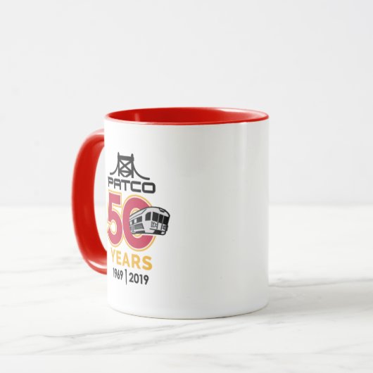 PATCO 50th Anniversary Logo Mug マグカップ (正面左)