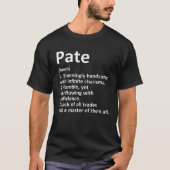 PATE定義姓ファミおもしろいリツリー誕生日 Tシャツ (正面)