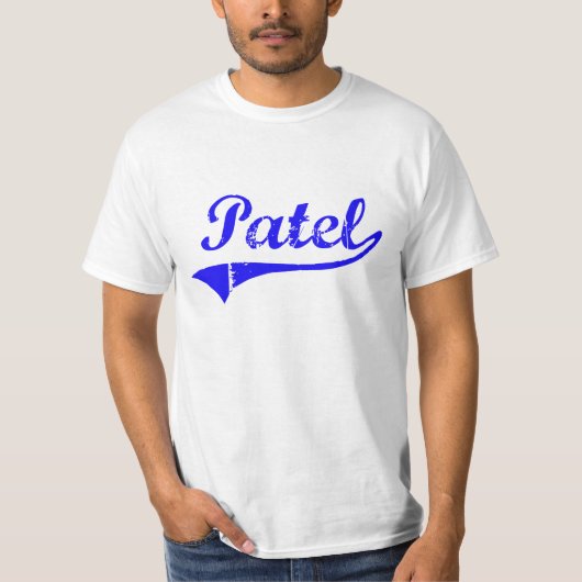 Patelの姓のクラシックなスタイル Tシャツ (正面)