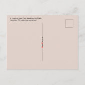 Pater Seraphicus (SAU 040) ポストカード (裏面)