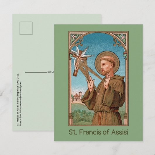 Pater Seraphicus (SAU 040) ポストカード (正面/裏面)