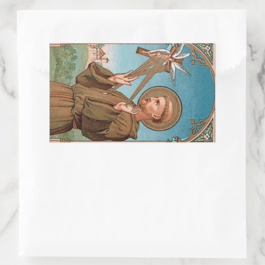 Pater Seraphicus (SAU 040) 長方形シール (バッグ)