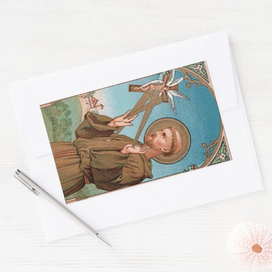 Pater Seraphicus (SAU 040) 長方形シール (封筒)