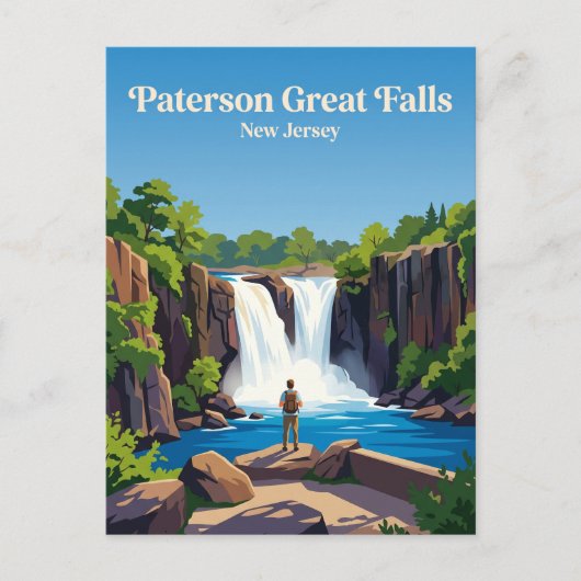 Paterson Great Falls National Historical Park USA ポストカード (正面)