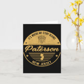 Paterson New Jersey Its Where My Story Begins _1  カード (黄色い花)