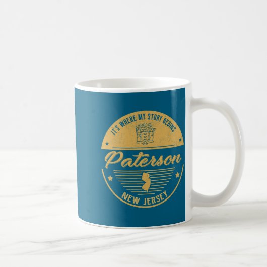 Paterson New Jersey Its Where My Story Begins _1  コーヒーマグカップ (右)