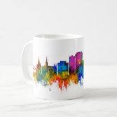 Paterson New Jersey Skyline コーヒーマグカップ (正面左)