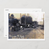 Paterson Plank Rd., Secaucus, New Jersey, ヴィンテージ ポストカード (正面/裏面)