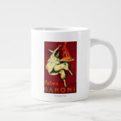 Pates Baroniヴィンテージポスターヨーロッパ ジャンボコーヒーマグカップ (右)