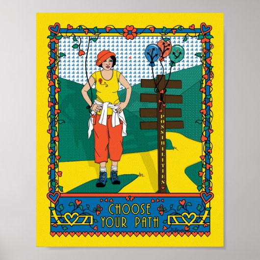 Path_B_8x10ポスターの選択 ポスター (正面)