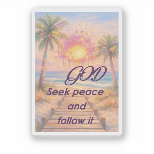 Path of Peace: Grace at Sunset シール (正面)