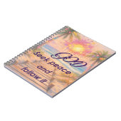 Path of Peace: Grace at Sunset ノートブック (左側)