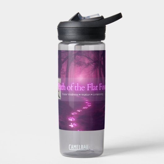 Path of the Flat Foot water bottle ウォーターボトル (左面)
