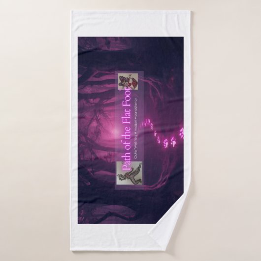 Path of the Flat Foot workout towel バスタオル (バスタオル)
